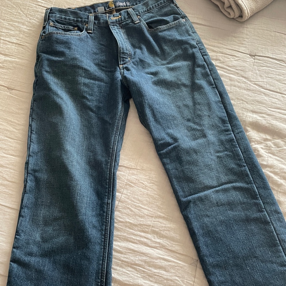 Carhartt fleece lined jeans